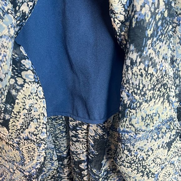 Joie Limited Edition Women’s Medium Maxi Dress Parisian Paisley Blue NWT Boho - Picture 2 of 13